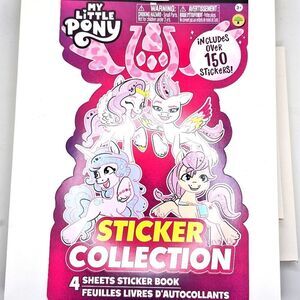 My little pony sticker book over 150 pieces 4 sheets stocking stuffers